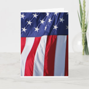 Flag USA Card