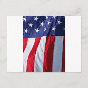 Flag USA Postcard
