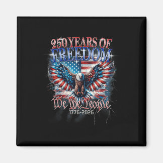 Flag Vintage 250 Years American 1776 2026 250th Us Magnet