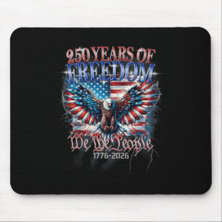 Flag Vintage 250 Years American 1776 2026 250th Us Mouse Mat