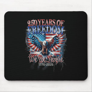 Flag Vintage 250 Years American 1776 2026 250th Us Mouse Mat