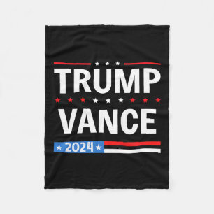 Flag Vote 47 Trump Vance 2024 Vp Vice President Fleece Blanket