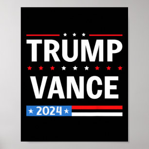 Flag Vote 47 Trump Vance 2024 Vp Vice President Poster