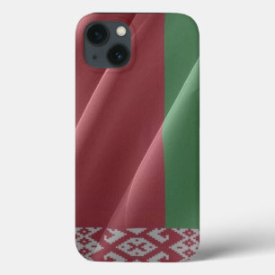 Flag waving of Belarus - iPhone 13 Case