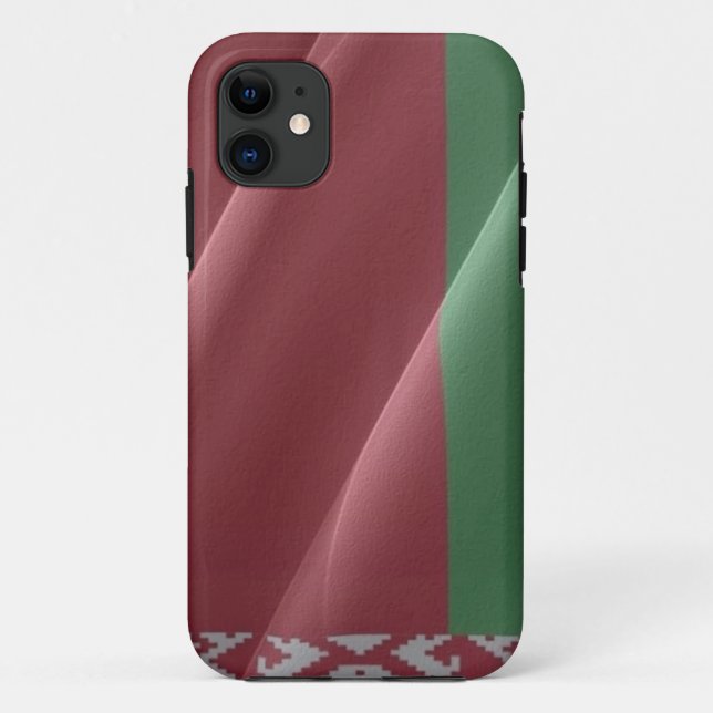 Flag waving of Belarus - Case-Mate iPhone Case (Back)