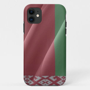Flag waving of Belarus - iPhone 11 Case