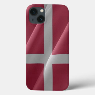 Flag waving of Denmark - iPhone 13 Case