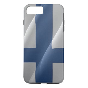 Flag waving of Finland - iPhone 8 Plus/7 Plus Case