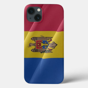 Flag waving of Moldova - iPhone 13 Case
