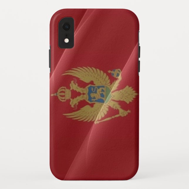 Flag waving of Montenegro - Case-Mate iPhone Case (Back)