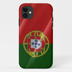 Flag waving of Portugal - iPhone 11 Case