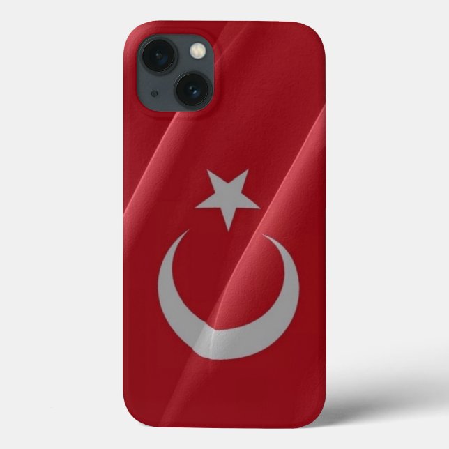 Flag waving of Turkey - Case-Mate iPhone Case (Back)