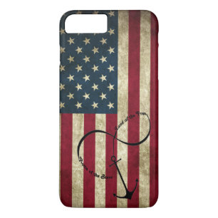 Flag with Infinity Anchor iPhone 8 Plus/7 Plus Case