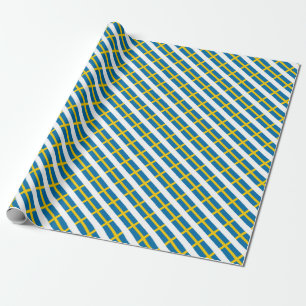 flag wrapping paper