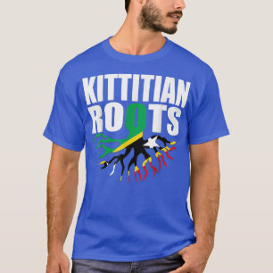 Flagcastle Kittitian Roots Saint Kitts & Nevis Fla T-Shirt