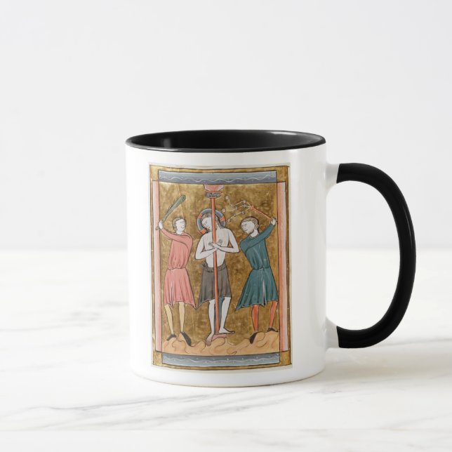 Flagellation, from 'Psautier a l'Usage de Paris' Mug (Right)