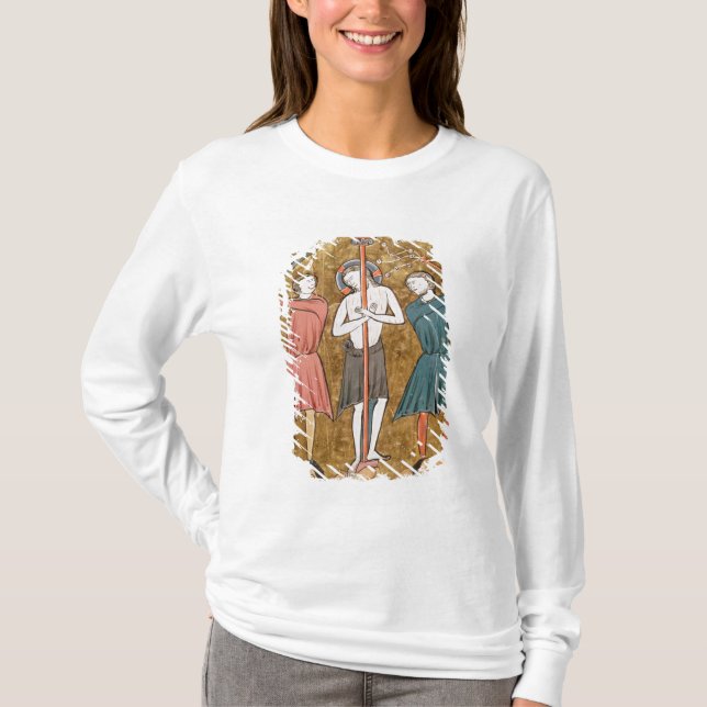 Flagellation, from 'Psautier a l'Usage de Paris' T-Shirt (Front)