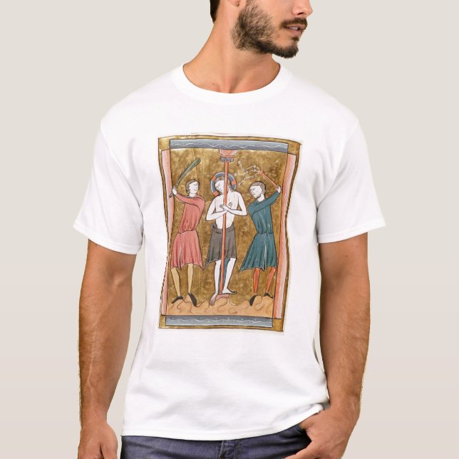 Flagellation, from 'Psautier a l'Usage de Paris' T-Shirt (Front)