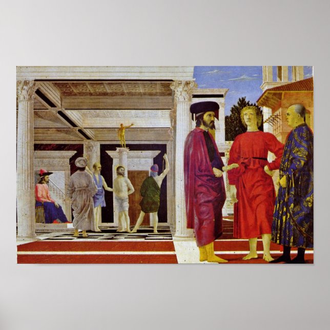 Flagellation Of Christ By Piero Della Francesca Poster (Front)
