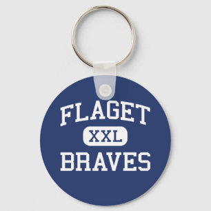 Flaget - Braves - High - Louisville Kentucky Key Ring