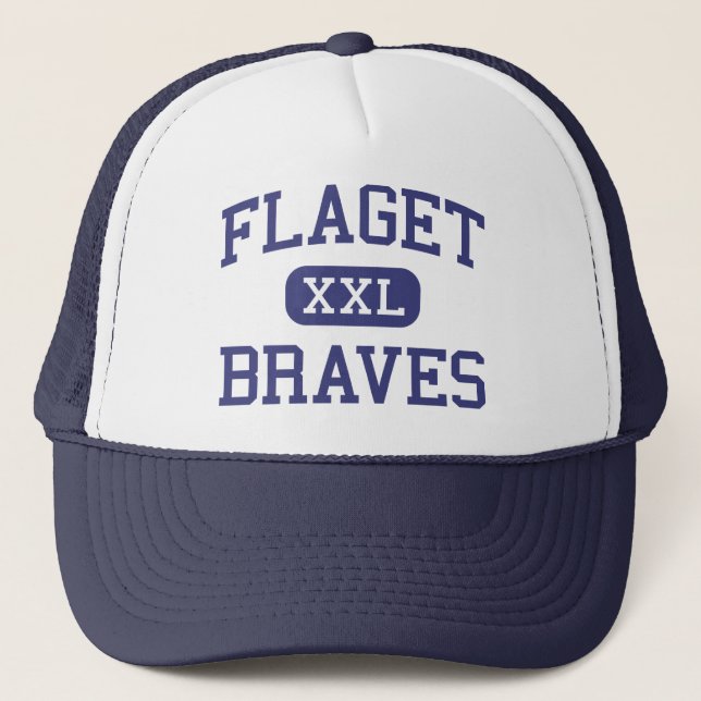 Flaget - Braves - High - Louisville Kentucky Trucker Hat (Front)