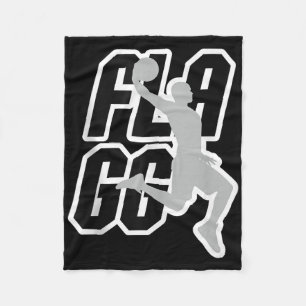 Flagg Basketball Inspire Fan Sports Tank Top Fleece Blanket