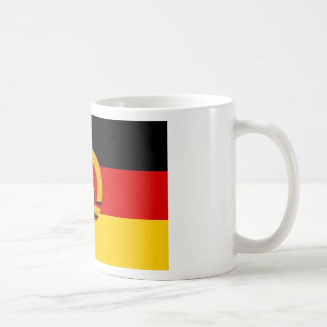 Flagge der DDR - Flag of the GDR (East Germany) Coffee Mug (Right)