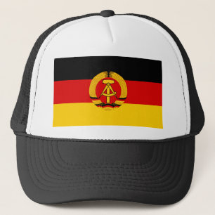 Flagge der DDR - Flag of the GDR (East Germany) Trucker Hat