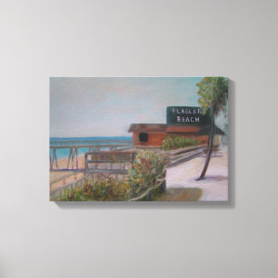 FLAGLER BEACH Canvas Print
