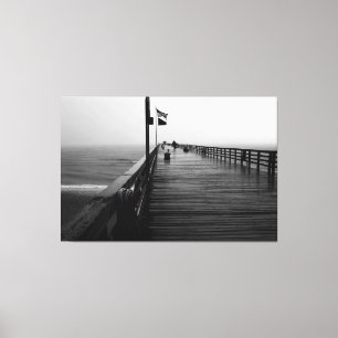 Flagler Beach Fishing Pier Canvas Print