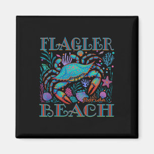 Flagler Beach Florida Blue Crab Summer Beach Vacat Magnet