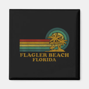 Flagler Beach Florida Family Summer Vacation Palm Magnet