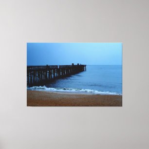 Flagler Beach Pier Canvas Print