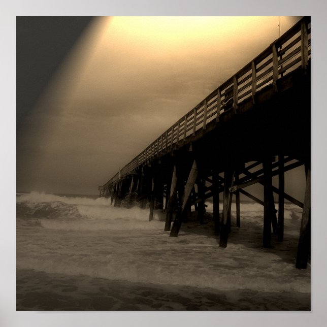 Flagler Beach Pier Print (Front)