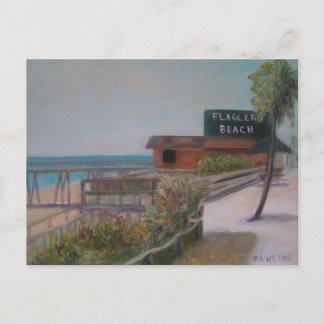 FLAGLER BEACH Postcard