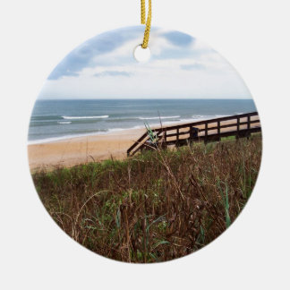Flagler Beach Walkway Ceramic Tree Decoration
