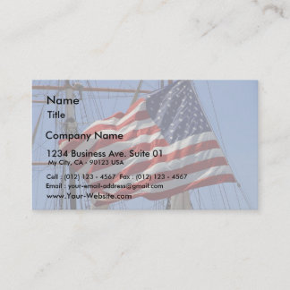 Flags American Business Card