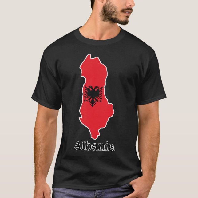 Flags and countries Albania T-Shirt (Front)