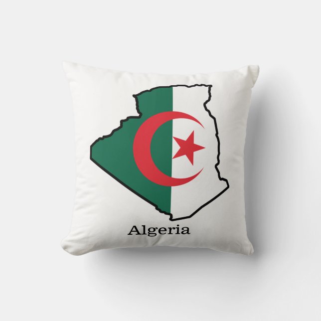 Flags and countries Algeria Cushion (Front)