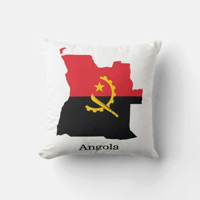 Flags and countries Angola Cushion (Front)