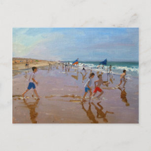 Flags and reflections Montalivet Postcard