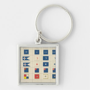 Flags, badges, etc key ring