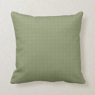 Flags clear olive green cushion