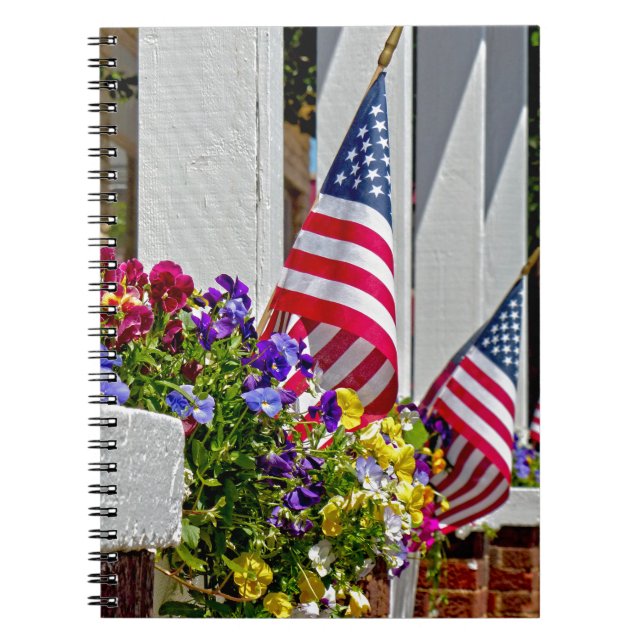 Flags + Flowers Notebook (Front)