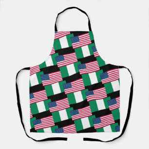 Flags Nigerian American Party Apron