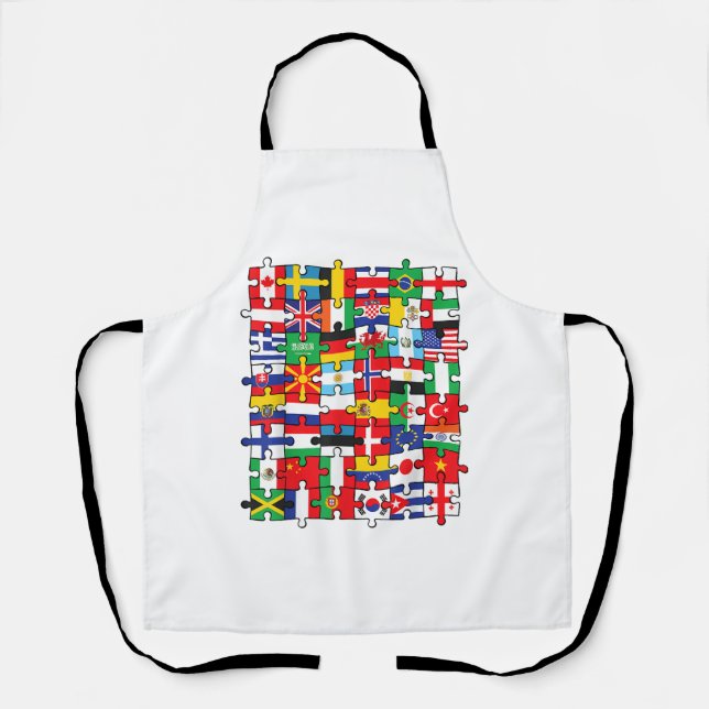 Flags of Countries of the World international flag Apron (Front)
