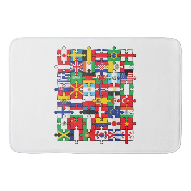 Flags of Countries of the World international flag Bath Mat (Front)