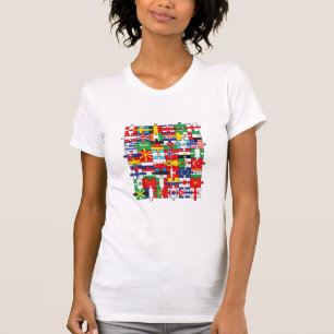 Flags of Countries of the World international flag T-Shirt
