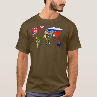 Flags Of he Countries Of he World International Fl T-Shirt