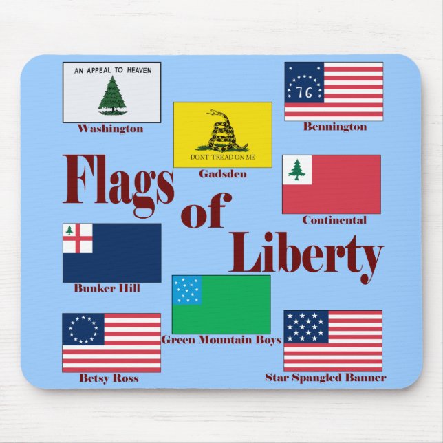 Flags of Liberty Mouse Mat (Front)